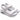 Sandalo bianco da Donna con strappo Skechers 119813