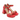 Sandalo tacco alto donna in naplak Just Juice M682M4 NAPLAK FRAGOLA