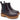 Beatles donna con platform in pelle t.moro Frau 78L3