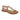 Sandali bassi donna Lux in pelle laminata rose gold 3258