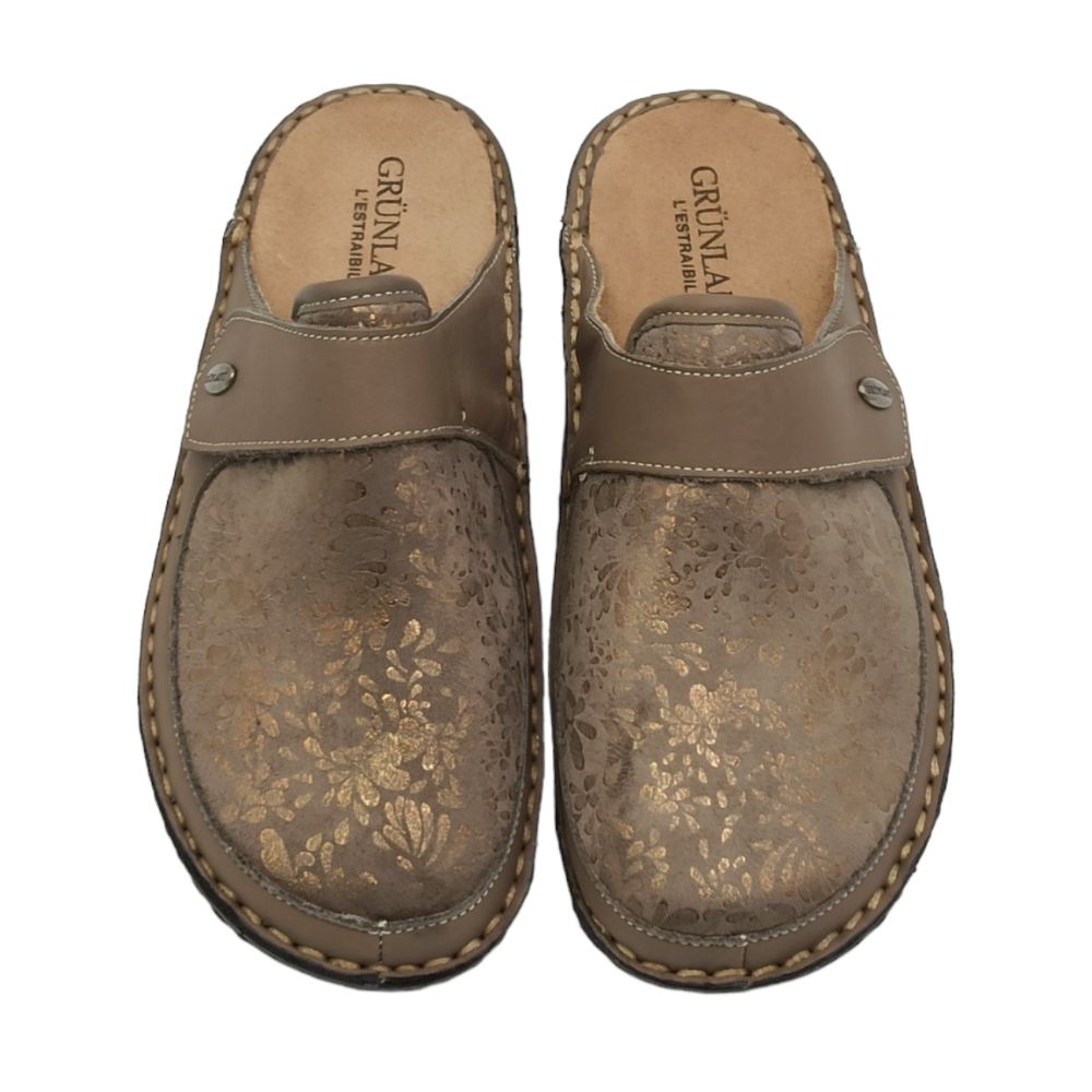 GRUNLAND Ciabatta donna in pelle blu con plantare estraibile Grunland DAMI CE0474 68 GRUNLAND Ciabatta donna in pelle blu con plantare estraibile Grunland DAMI CE0474 68