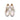 Sneaker donna Gio+ in tessuto/pelle bianco/oro DALIA13