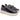 Sneakers Donna Ecopelle nera con accessori Gold&Gold GB971