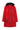 Piumino Donna Rosso e Nero Duble Face Desigual Abrig_Azul Coat 17WWEWH7 Borgona Senno