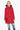 Piumino Donna Rosso e Nero Duble Face Desigual Abrig_Azul Coat 17WWEWH7 Borgona Senno