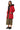 Piumino Donna Rosso e Nero Duble Face Desigual Abrig_Azul Coat 17WWEWH7 Borgona Senno