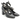 Scarpa Donna con Cinturini Rivettati In Pelle Nera Carmens A44396 Soave Nero Senno