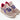 Sneaker Donna in tessuto e camoscio Beige/Viola RUN2ME 8014 R10L Senno