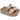 Ciabatte donna Grunland in pelle lucida beige MOLL CE0773 68 corda
