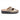 Ciabatte donna Grunland in pelle laminata platino DAMI Ce0259 68