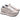 Sneaker donna in tessuto bianco panna con dettagli argento sun68 Z45202 ally gold silver