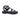 Sandali bassi donna Lux in pelle nera e borchie 32200