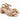 Sandalo beige tacco quadrato Donna Gold&Gold Gp755
