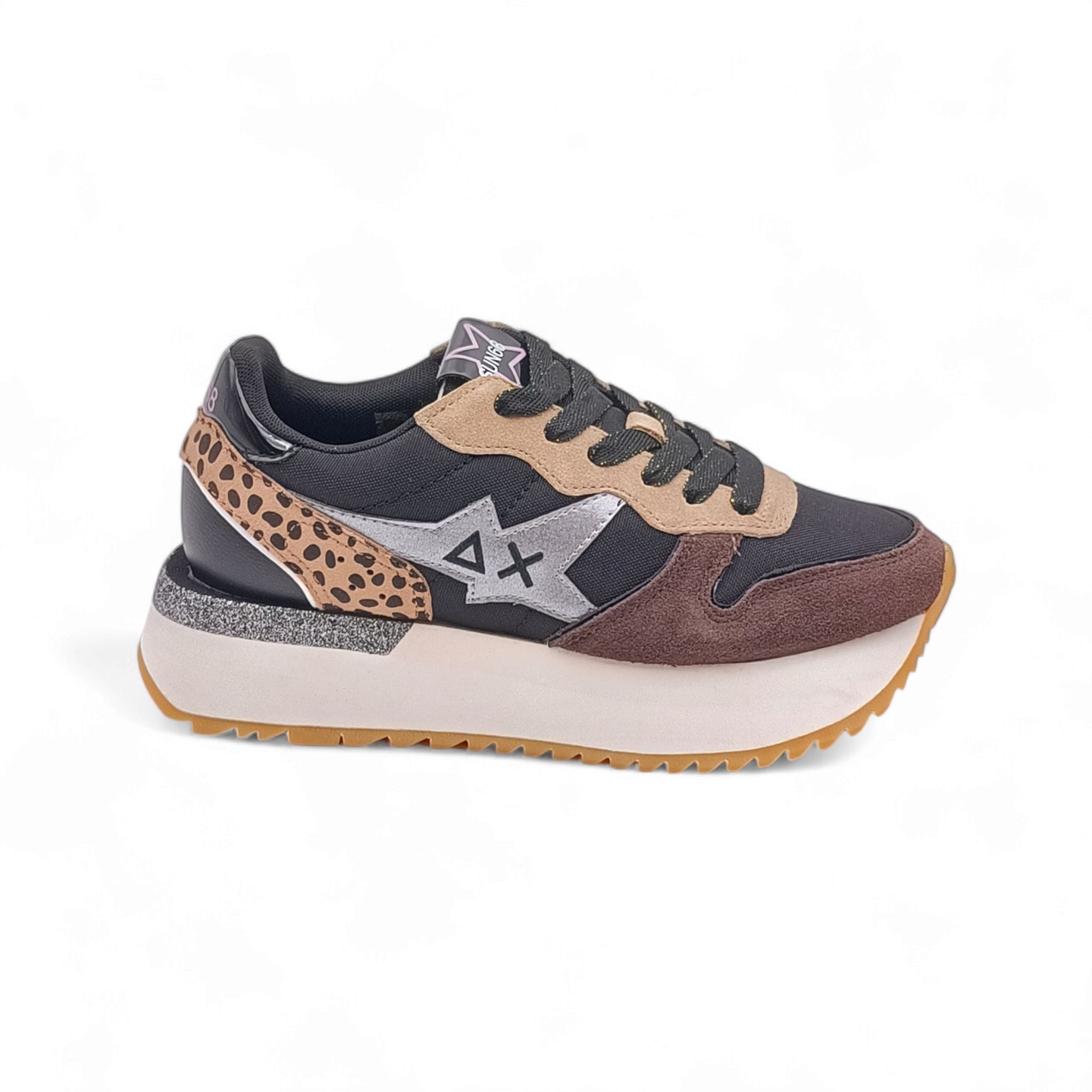Zapatillas SUN68 Big Stargirl Mix Material - Talla EU 40, Exterior De Nubuck