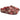 Ciabatta donna in morbido feltro bordeaux con fiori Grunland IRRA CI3042 B2