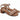 Sandalo in camoscio con tacco quadrato Donna LEJADE 3736 cognac