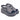 Sandalo zeppa da Donna in pelle Nero Lux 6590 NERO