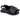 Sandali bassi donna in pelle nera Lux 3262