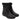 Scarponcino donna in pelle imbottia Damer 194C pelle nero