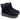 Stivaletto donna in camoscio nero imbottito con ecopelliccia Grunland CHOT PO2147 I4