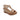 Sandali con zeppa donna Lux in corda color cipria laminata beige 7558