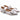 Ballerina bianca con fibbie Donna Gold&Gold Gd282 bianco