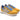 Sneaker uomo misto tessuto e camoscio giallo/azzurro SUN68 Z45114 jaki bicolor
