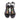 Sandali Donna Nero King of hearts in ecopelle nera GD470