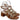 Sandali alti donna Lejade in camoscio color tabacco 4061