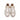 Sneaker donna in tessuto bianco e similcamoscio grigio king of hearts GB1028
