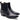 Texano donna in pelle nera Frau 76L3