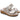 Ciabatte donna Grunland in pelle color perla PALO CI3101 80 platino
