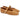 Ballerina donna Frau in camoscio color cognac 69B3