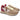 Sneaker donna misto camoscio e tessuto beige/bordeux sun68 Z45207 ally vintage