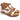 Sandali Donna Dorking by Fluchos in pelle bianca/cuoio D8539