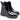 Anfibio donna in pelle nera con cerniera Frau 56L0