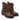 Stivaletto biker donna in pelle Just Italia STRA 01 PANAMA MORO