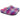 Ciabatta donna in morbido feltro viola/blu Grunland PILA CI1522 A6