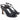 Sandalo nero tacco alto Donna Gold&Gold Gp799