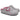 Ciabatta donna in feltro grigio/malva con zeppa Grunland Gemy CI3071 40