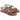 Sandalo basso in camoscio con plaillettes Donna LEJADE 3746 tabacco