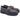 Mocassino donna in pelle nera con morsetto dorato Grunland REBE SC6113 N1
