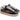 Sneaker donna in pelle nera con dettaglio animalier SUN68 Z45232 katy leather