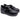 Sneakers donna in pelle e tessuto nera con plantare estraibile Grunland Nile sc5388 68