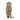 Stivali texani donna ecopelle con frange King of Hearts Olivia taupe
